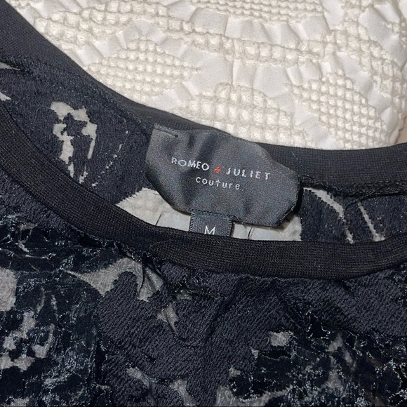 Romeo & Juliet Mesh Overlay Top - Picture 2 of 3